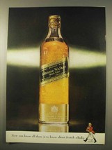 1963 Johnnie Walker Black Label Scotch Ad - You Know - $14.99