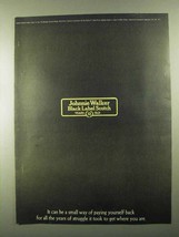 1968 Johnnie Walker Black Label Scotch Ad - Paying Back - $14.99
