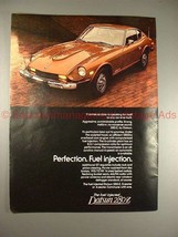 1976 Datsun 280-Z Car Ad, Perfection Fuel Injection!! - $14.99