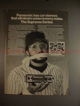 1981 Panasonic Supreme Car Stereo Ad w/ Reggie Jackson! - $14.99