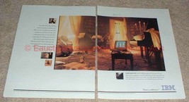 1995 IBM ThinkPad 755CD Computer 2-page Ad, Yo-Yo Ma! - $14.99