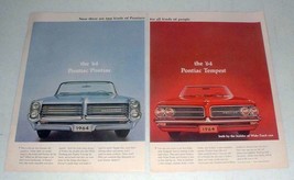 1964 Pontiac Bonneville, Tempest Car Ad! - $14.99