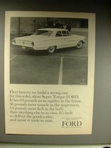 1964 Ford Custom 500 2-Door Sedan Car Ad! - $14.99