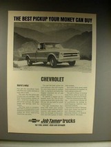 1963 Chevrolet 3/4-ton Fleetside Pickup Truck Ad! - $14.99