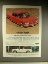 1963 Chevrolet Corvair Monza: Coupe, Convertible Ad - $14.99