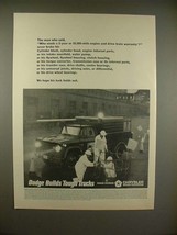 1966 Dodge Truck Ad - Who Needs 5 year Warranty - $14.99