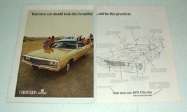 1970 Chrysler Newport Custom Car Ad - Beautiful - $14.99