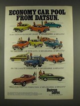 1976 Datsun B-210, 710, 610, 280-Z Car Ad - $14.99
