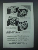 1955 Kodak Camera Ad - Pony 135, Retina IIIc + - $14.99