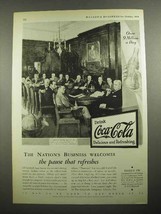 1931 Coca-Cola Soda Ad - Nation's Business Welcomes - $14.99
