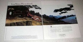 1988 Louis Vuitton Luggage Ad - The Art of Travel - $14.99