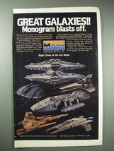 1980 Monogram Model Ad, Batlestar Galactica Buck Rogers - $14.99