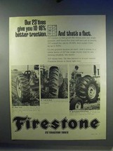 1967 Firestone Tractor Tires Ad - Better Traction - $14.99