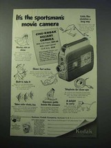 1953 Cine-Kodak Reliant Camera Ad - Sportsman's Movie - $14.99
