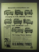 1960 U.S. Royal Tires Ad - Motorists Everywhere - $14.99