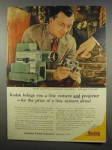 1956 Kodak Kodaslide Signet 300, Signet 35 Camera Ad - $14.99