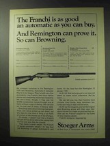 1971 Stoeger Arms Franchi Shotgun Ad - Good Automatic - $14.99