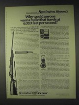 1972 Remington Model 700 BDL Rifle Ad - Bullet Travels - $14.99