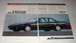 1987 Honda Prelude 2.0i-16 Car Ad - It&#39;s an Invention - $14.99