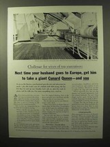 1964 Cunard Queen Elizabeth Cruise Ad - Next Time - $14.99