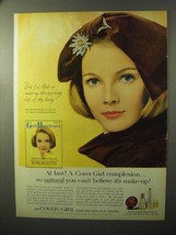1964 Cover Girl Makeup Ad - Complexion So Natural - $14.99