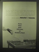1964 Kimberly-Clark Kimberly Bond Paper Ad - $14.99