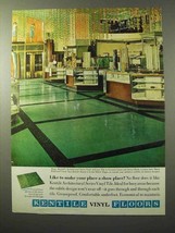 1964 Kentile Architectural Vinyl Asbestos Tile Ad - $14.99