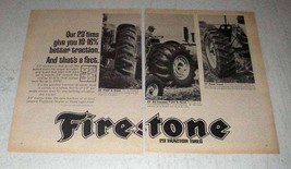 1967 Firestone Tractor Tire Ad - 23 Field & Road - $14.99