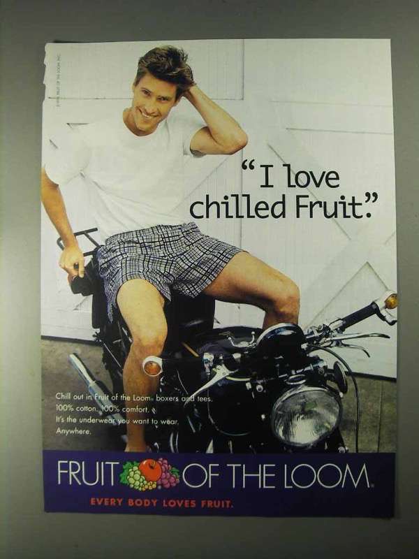 Fruit Of The Loom Ad (1990s): 5 listings