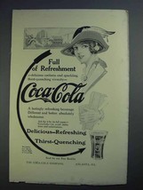 1913 Coca-Cola Soda Ad - Full of Refreshment - $14.99