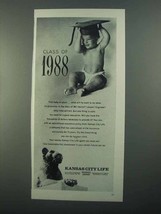 1968 Kansas City Life Ad - Class of 1988 - $14.99