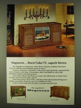 1968 Magnavox Mediterranean Color Stereo Theatre Ad - $14.99