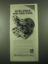 1969 Kodak Instamatic M95 Movie Projector Ad - Speeds - $14.99