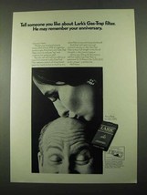 1969 Lark Cigarettes Ad - May Remember Your Anniversary - $14.99