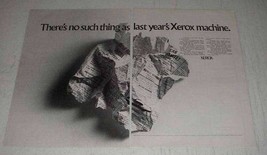 1969 Xerox Copiers Ad - No Such Thing As Last Year's - $14.99