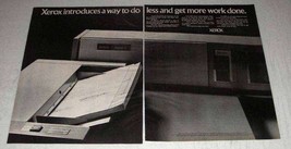 1969 Xerox Automatic Document Feeder Ad - $14.99
