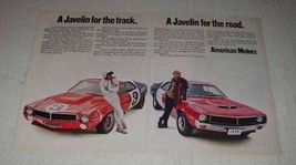 1970 AMC Javelin Ad - For the Track For The Road - $14.99