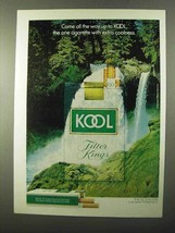 1971 Kool Cigarettes Ad - Come All The Way Up To - $14.99