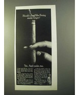 1970 Bering Cigars Ad - Long Filler Smoke Longer - $14.99