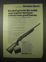 1974 Remington Model 1100 SA Skeet Shotgun Ad - $14.99