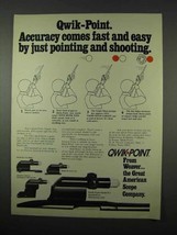 1975 Weaver Qwik-Point Sight Ad - Fast and Easy - $14.99