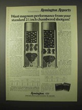 1974 Remington Shotgun Shells Ad - Magnum Performance - $14.99