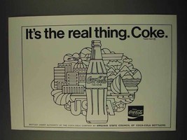1973 Coca-Cola Soda Ad - It's The Real Thing. Coke - $14.99
