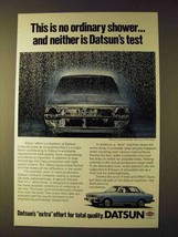 1979 Datsun Cars Ad - This is no Ordinary Shower - $14.99