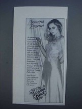 1980 Victoria's Secret Lingerie Ad - $14.99