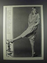 1981 John Wanamaker Ad - Calvin Klein Pants & Tunic - $14.99