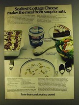 1980 Sealtest Cottage Cheese Ad - Meal Soup to Nuts - $14.99