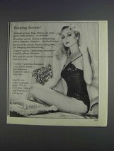 1980 Victoria's Secret Lingerie Ad - Secrets? - $14.99