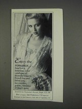 1982 Victoria's Secret Lingerie Ad - Enjoy the Romance - $14.99