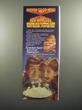 1984 Cracker Jack Popping Corn Ad - Poppin' Good News - $14.99